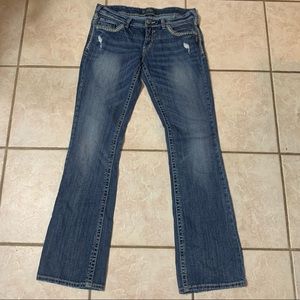 Size 32/35 Silver Jeans